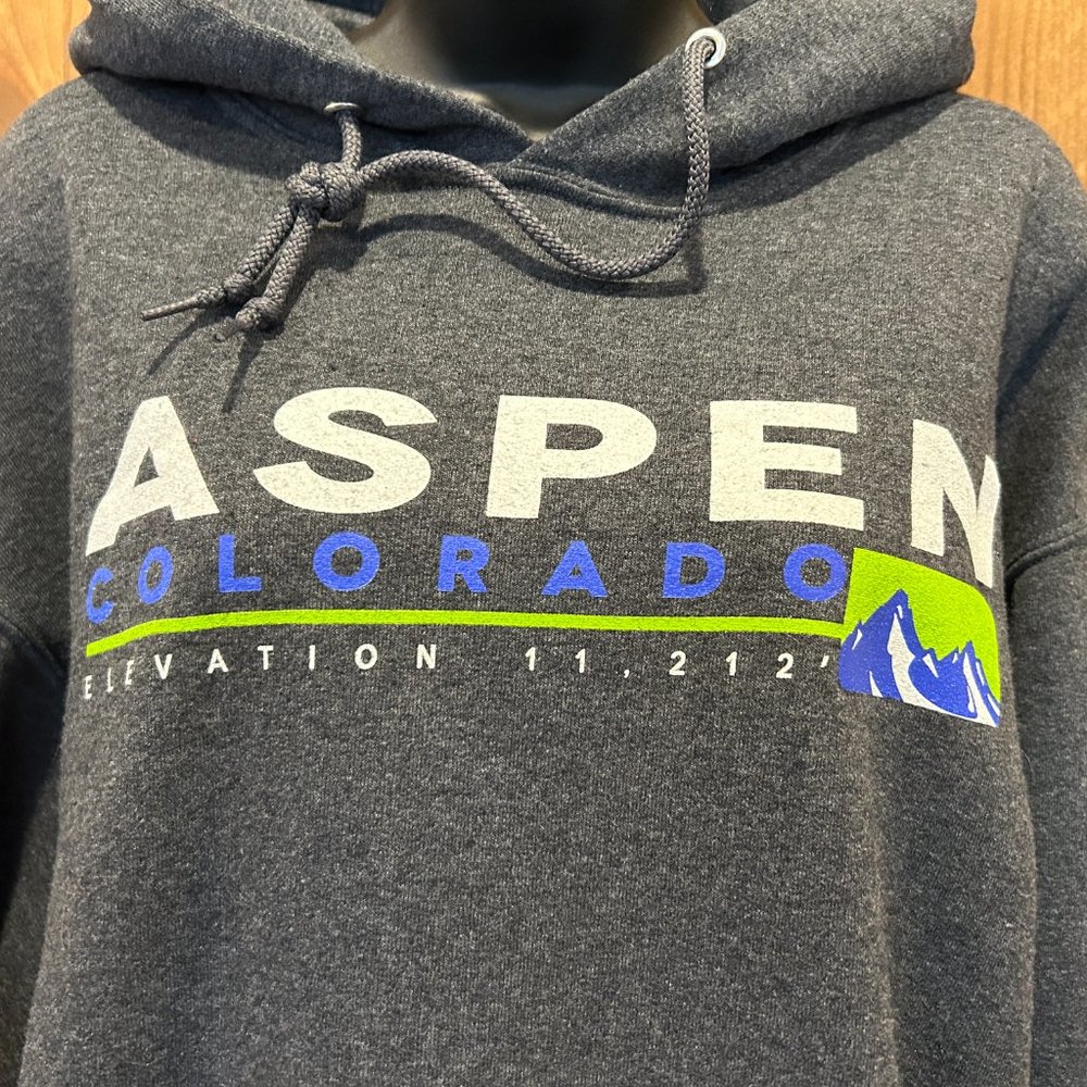 Aspen Mountain Ski Resort Hoodie (NEW) - Picture 9 of 12